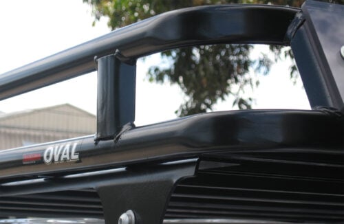 Toyota Prado 150 12/09 - 06/24 SWB Oval Steel Roof Rack - Image 5