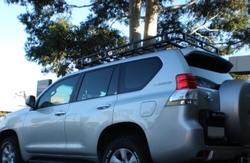 Toyota Prado 150 12/09 - 06/24 LWB Oval Steel Roof Rack - Image 6