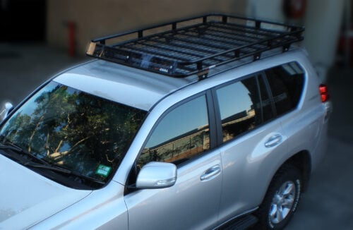 Toyota Prado 150 12/09 - 06/24 LWB Oval Steel Roof Rack - Image 2