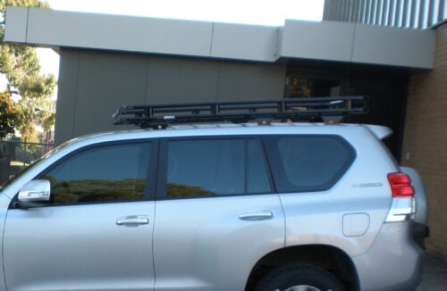 Toyota Prado 150 12/09 - 06/24 LWB Oval Steel Roof Rack - Image 5
