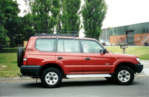 Toyota Prado 90 07/96 - 02/03 LWB Oval Steel Roof Rack - Image 5