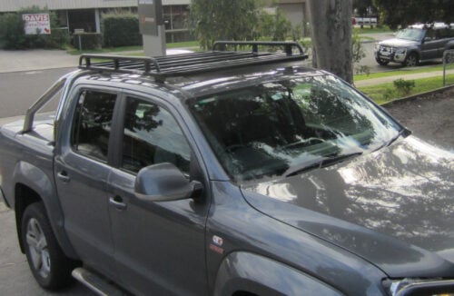 Volkswagen Amarok N/A 2011 - 2023 Dual Cab Oval Steel Roof Rack - Image 2