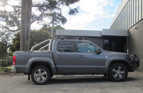 Volkswagen Amarok N/A 2011 - 2023 Dual Cab Oval Steel Roof Rack - Image 5