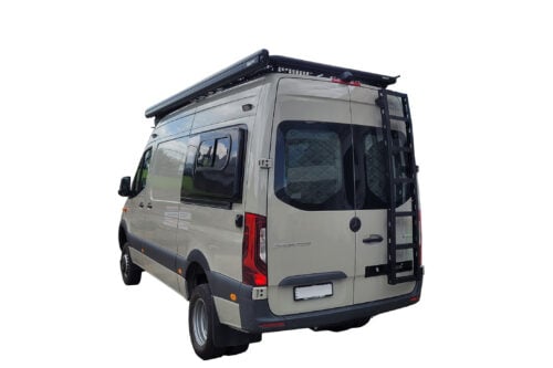 Sprinter VS30 LWB/MWB Hi-Roof Rear Ladder suit Drivers Side (180 degree hinge vehicles only) to suit Mercedes Benz Sprinter LWB/MWB Hi-roof Ladder - Image 2