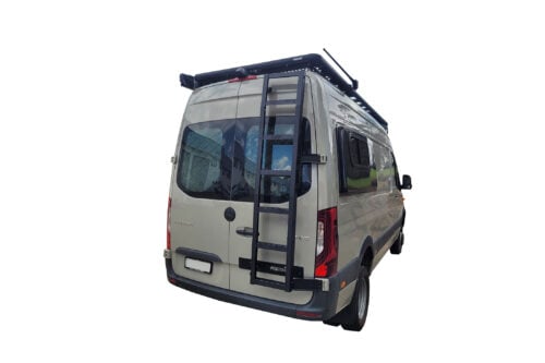 Sprinter VS30 LWB/MWB Hi-Roof Rear Ladder suit Drivers Side (180 degree hinge vehicles only) to suit Mercedes Benz Sprinter LWB/MWB Hi-roof Ladder - Image 4