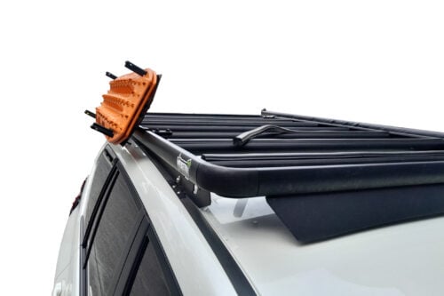 Wedgetail Adventure Accessory Adjustable Recovery tracks bracket for fitment on side of rack - Image 2