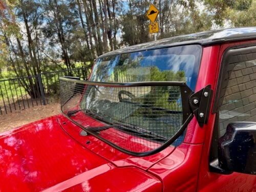 Suzuki Jimny (2019 onwards) LWB & SWB Black Windscreen Stone Guard - Image 6