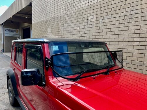 Suzuki Jimny (2019 onwards) LWB & SWB Black Windscreen Stone Guard - Image 10