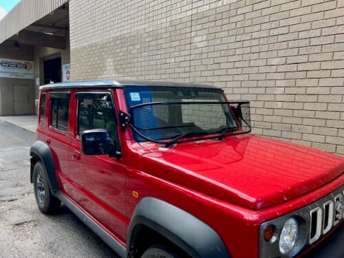 Suzuki Jimny (2019 onwards) LWB & SWB Black Windscreen Stone Guard - Image 11