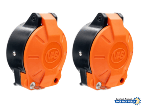 VAS 150mm Locking End Cap Pair - Orange (PR) (CLC150-PR)