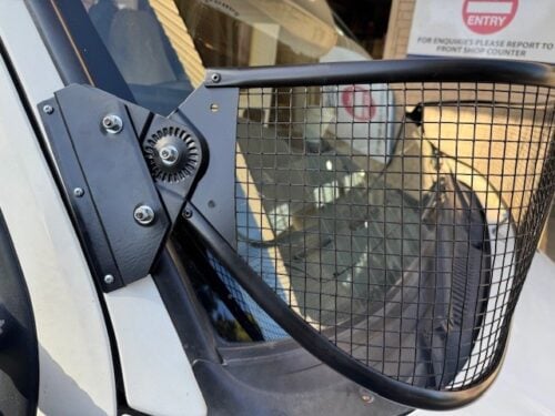 Fiat Ducato(Gen2 upto 2006) 300mm tall Black Windscreen Stone Protector - Image 3