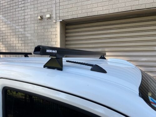 Toyota Hiace LWB/SLWB Gen6 2019on Rhino-Rack Heavy Duty Bars with Steel Legs (3 Bars) (Copy) - Image 13