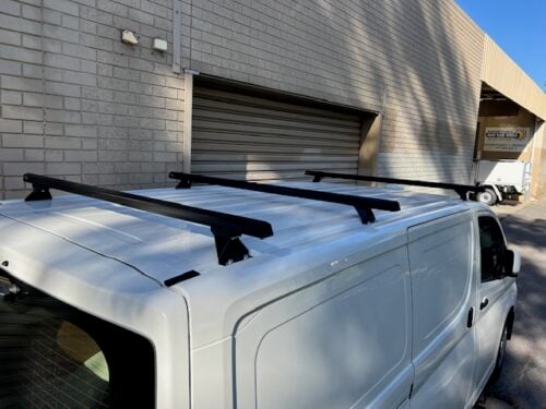 Toyota Hiace LWB/SLWB Gen6 2019on Rhino-Rack Heavy Duty Bars with Steel Legs (3 Bars) (Copy) - Image 12