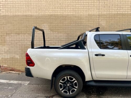 Toyota Hilux Oct 2015 onwards with under lip tub liners - Style Bar (rear rack only with pins) - Image 4