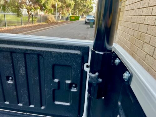 Toyota Hilux Oct 2015 onwards with under lip tub liners - Style Bar (rear rack only with pins) - Image 7