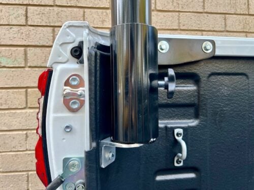 Toyota Hilux Oct 2015 onwards with under lip tub liners - Style Bar (rear rack only with pins) - Image 9