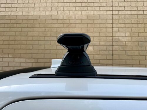 TOYOTA Hilux Gen 8 Double Cab 10/2015 Onwards Sportz RX300 Trackmount Black 2 Bar Roof Rack (JC-04654) - Image 7