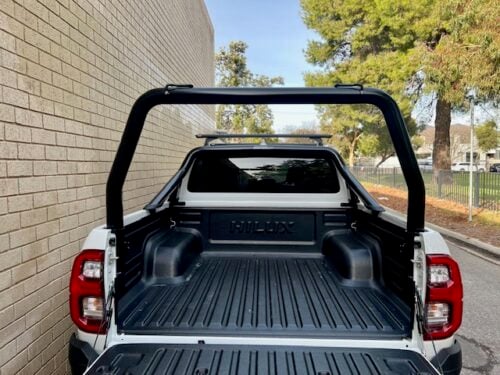 Toyota Hilux Oct 2015 onwards with under lip tub liners - Style Bar (rear rack only with pins) - Image 13