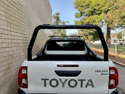 Toyota Hilux Oct 2015 onwards with under lip tub liners - Style Bar (rear rack only with pins) - Image 2