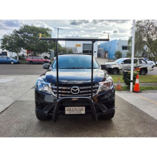 Black Nudgebar & Hrack Set suitable for use with 2018 Mazda BT50