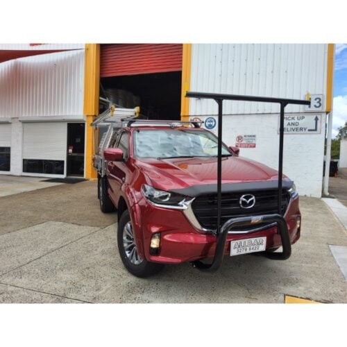 Black Nudgebar & Hrack Set suitable for use with 2022 Mazda BT50