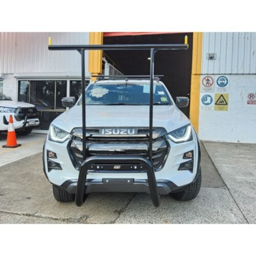 Black Nudgebar & HRack set to suit 2023 Isuzu DMax X-Terrain