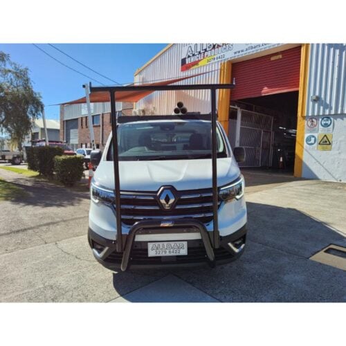 Black Nudgebar with HRack set to suit 2024 Renault Trafic with Sensors