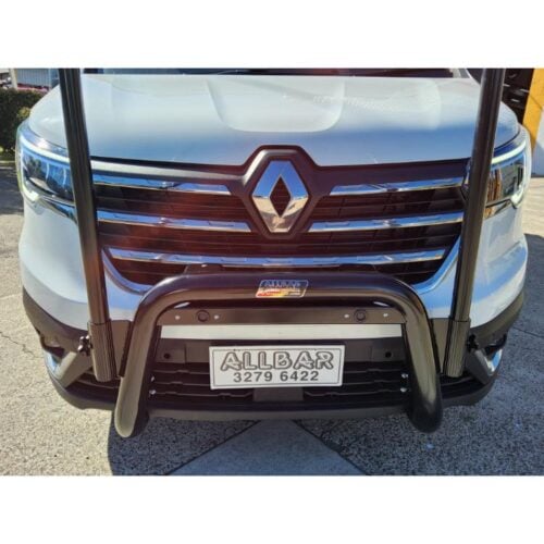 Black Nudgebar with HRack set to suit 2024 Renault Trafic with Sensors