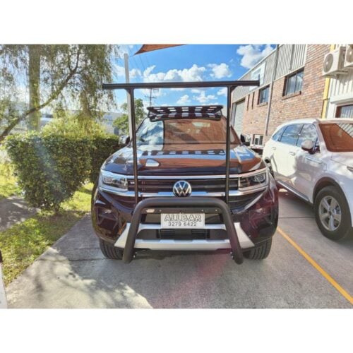 Alloy Black Nudgebar with HRack to suit 2024 VW Amarok NF