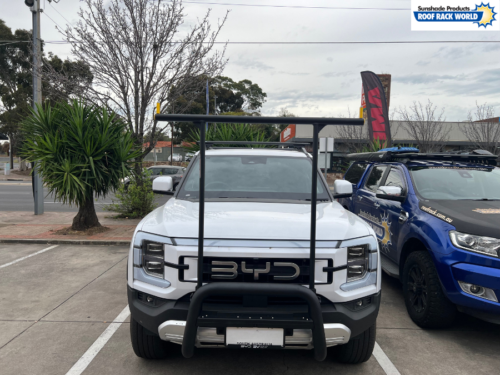 BYD Shark Black Alloy Nudgebar with HRack set - Image 3