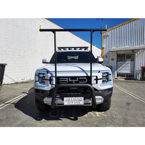 Black Alloy Nudgebar with HRack set to suit BYD Shark