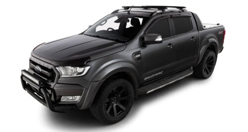 AUDI A6 Allroad Quattro C7 With Roof Rails 10/2012 Onwards Vortex RX Black 2 Bar Roof Rack (JC-01532)