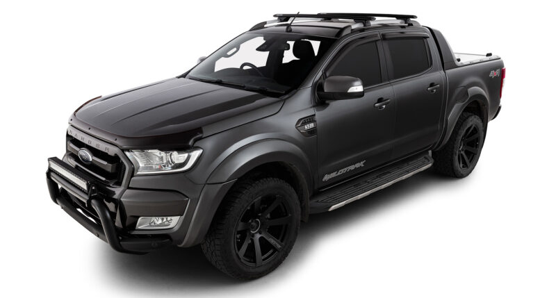 AUDI A6 Allroad Quattro C7 With Roof Rails 10/2012 Onwards Vortex RX Black 2 Bar Roof Rack (JC-01532)