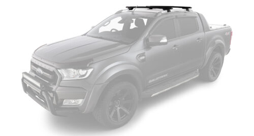 AUDI A6 Allroad Quattro C7 With Roof Rails 10/2012 Onwards Vortex RX Black 2 Bar Roof Rack (JC-01532)