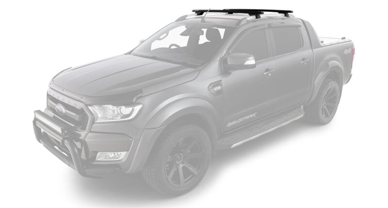 AUDI A6 Allroad Quattro C7 With Roof Rails 10/2012 Onwards Vortex RX Black 2 Bar Roof Rack (JC-01532)
