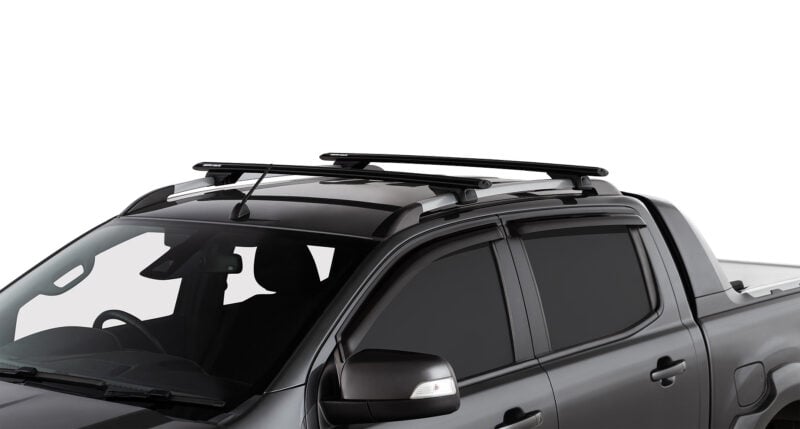 AUDI A6 Allroad Quattro C7 With Roof Rails 10/2012 Onwards Vortex RX Black 2 Bar Roof Rack (JC-01532)