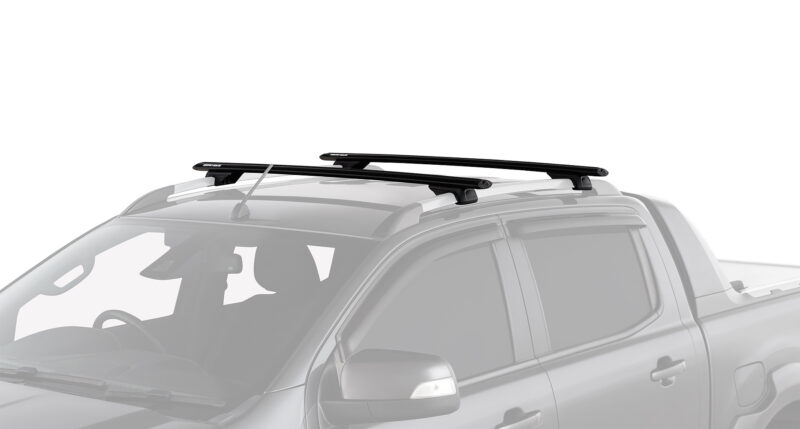 AUDI A6 Allroad Quattro C7 With Roof Rails 10/2012 Onwards Vortex RX Black 2 Bar Roof Rack (JC-01532)