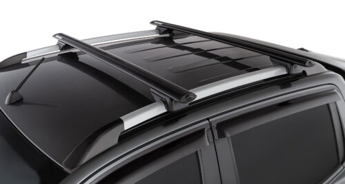 AUDI A6 Allroad Quattro C7 With Roof Rails 10/2012 Onwards Vortex RX Black 2 Bar Roof Rack (JC-01532)