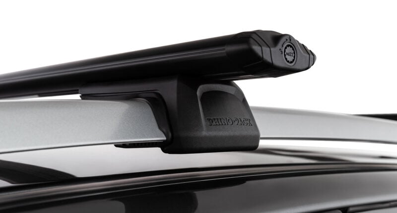 AUDI A6 Allroad Quattro C7 With Roof Rails 10/2012 Onwards Vortex RX Black 2 Bar Roof Rack (JC-01532)