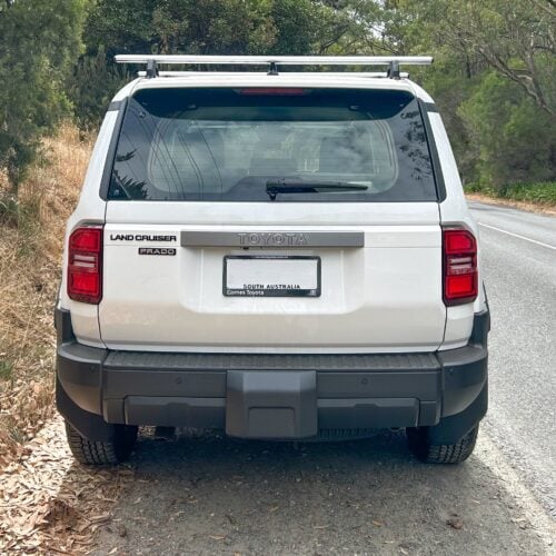 Toyota Prado J250 Without Raised Rails 2024 - On KRS Minirack Foot 2 bars (02TLCP250.24.2) - Image 6