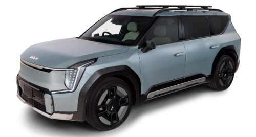 LEXUS LX470 With Roof Rails 5/1998-3/2008 Vortex RX Black 2 Bar Roof Rack (JC-01549)