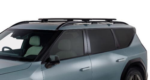 LEXUS LX470 With Roof Rails 5/1998-3/2008 Vortex RX Black 2 Bar Roof Rack (JC-01549)