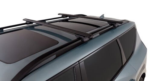 LEXUS LX470 With Roof Rails 5/1998-3/2008 Vortex RX Black 2 Bar Roof Rack (JC-01549)