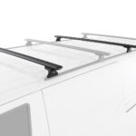LDV Deliver 7 Gen1 LWB (Low Roof) 1/2024 Onwards Sportz RLT600 Trackmount Black 2 Bar Roof Rack (JC-06637)