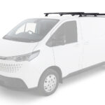 LDV Deliver 7 Gen1 LWB (Low Roof) 1/2024 Onwards Sportz RLT600 Trackmount Black 4 Bar Roof Rack (JC-06715)