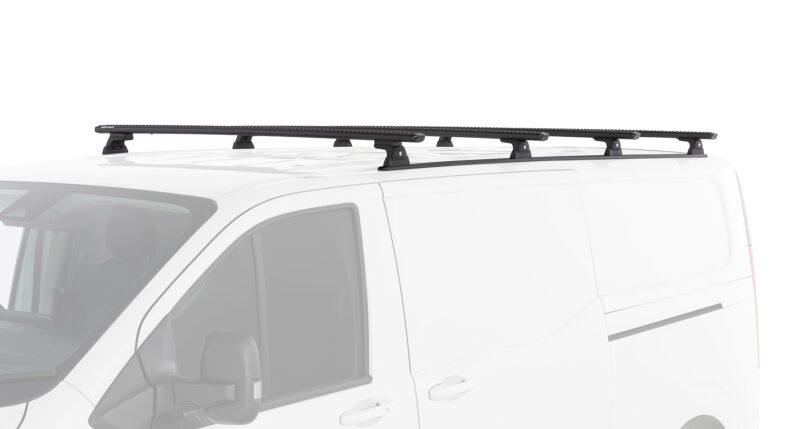 LDV Deliver 7 Gen1 LWB (Low Roof) 1/2024 Onwards Sportz RLT600 Trackmount Black 4 Bar Roof Rack (JC-06715)