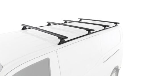 LDV eDeliver 7 Gen1 LWB (Low Roof) 1/2024 Onwards Sportz RLT600 Trackmount Black 4 Bar Roof Rack (JC-06715)