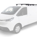 LDV Deliver 7 Gen1 LWB (Low Roof) 1/2024 Onwards Sportz RX300H Trackmount Black 4 Bar Roof Rack (JC-06630)