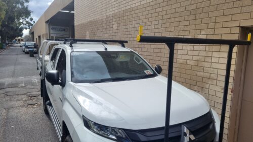 Mitsubishi MR Triton GLX+ (2021) Satin Black Nudgebar/HRack - Image 3