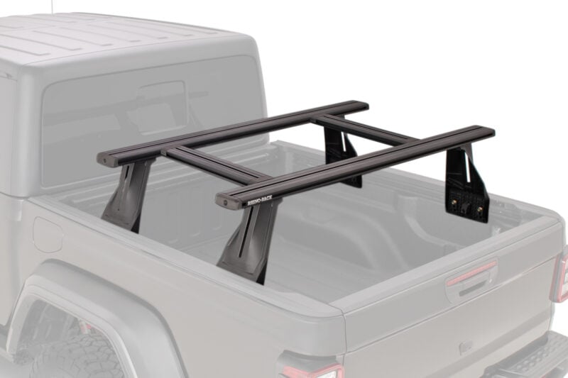 TOYOTA Tundra Gen3, XK70 CrewMax (SHORT 5.5' BED) with Double Cab 1/2022 Onwards Reconn-Deck 2 Bar Truck Bed System with 2 NS Bars (JC-01280)